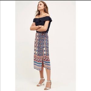 HD in Paris Anthropologie midi skirt